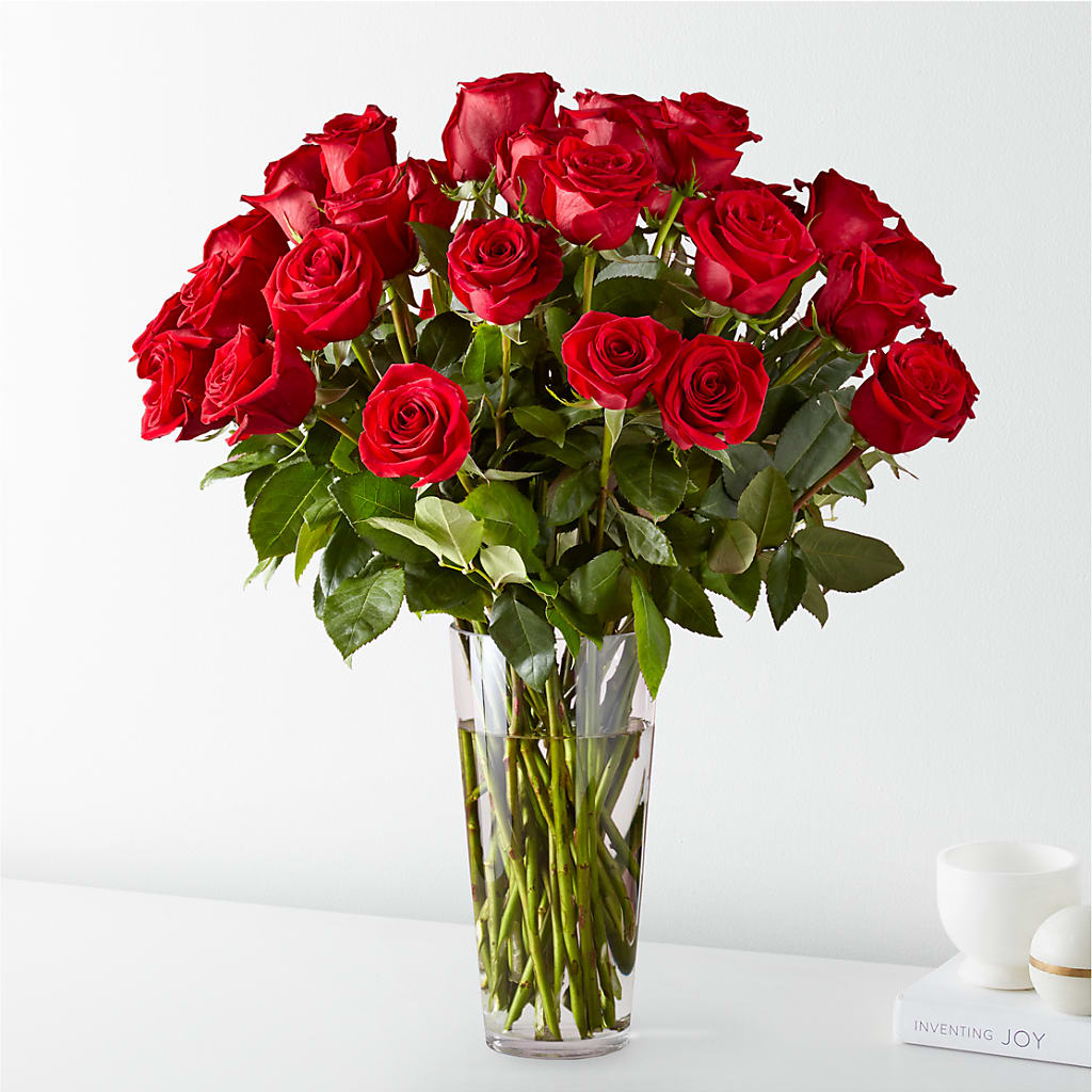Long Stem Red Rose Bouquet – Talia Flowers, Ottawa ON