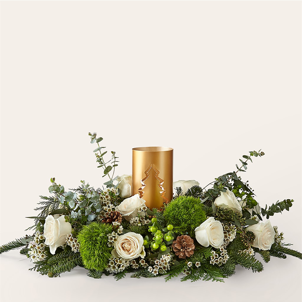 Chestnuts Roasting Centerpiece – Talia Flowers, Ottawa ON