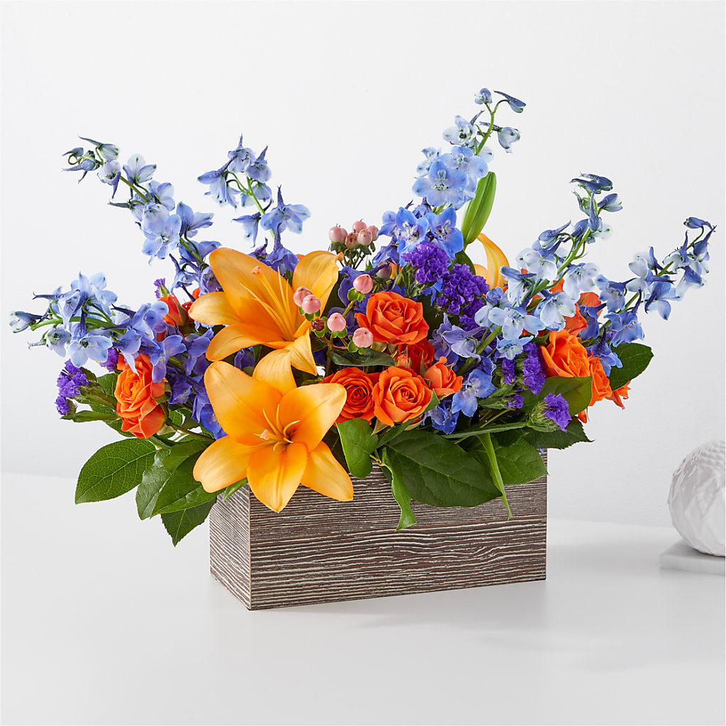 Radiant Citrus Box Bouquet – Talia Flowers, Ottawa ON
