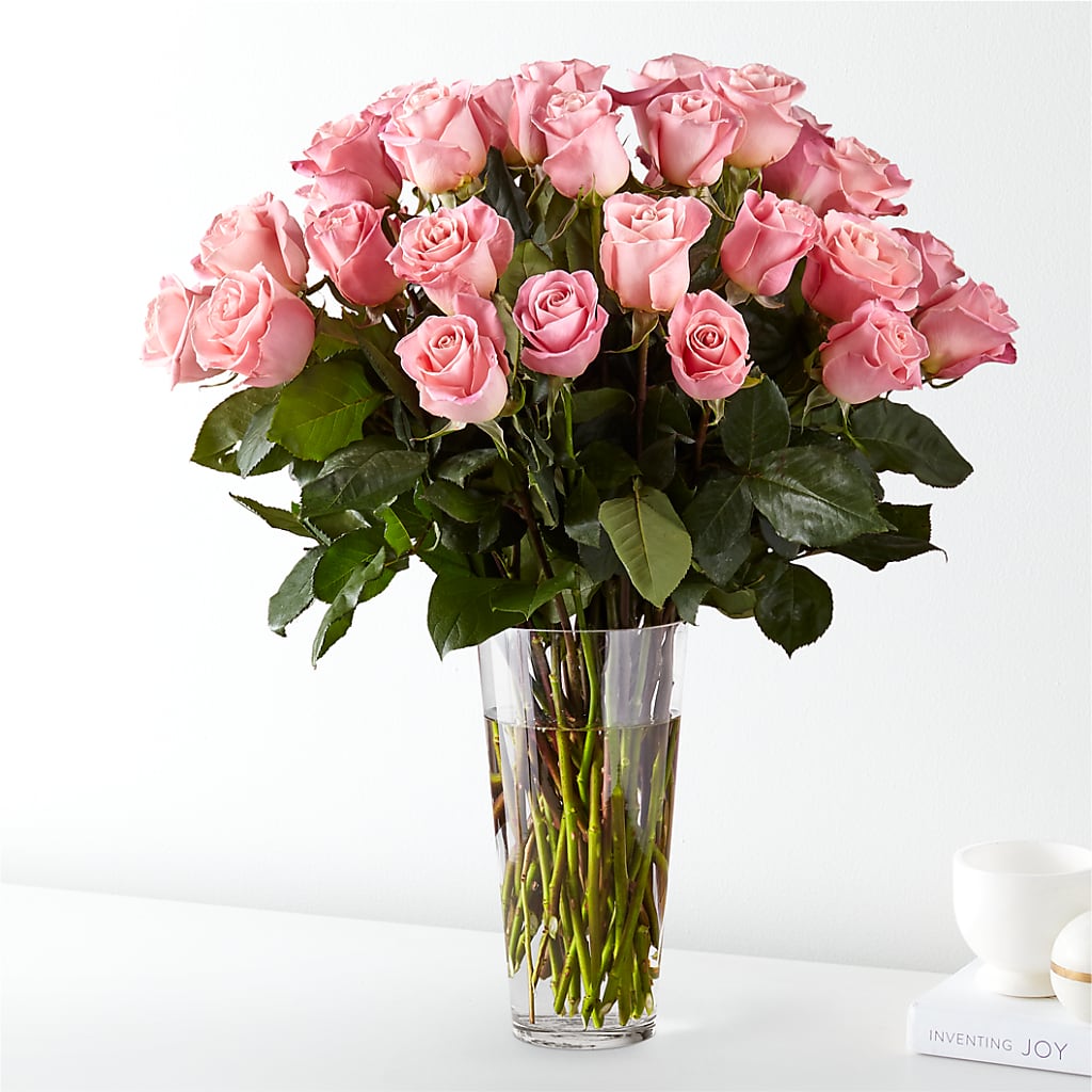 Long Stem Pink Rose Bouquet – Talia Flowers, Ottawa ON