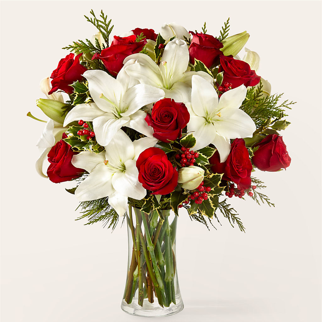 Sparkling Snowflakes Bouquet – Talia Flowers, Ottawa ON