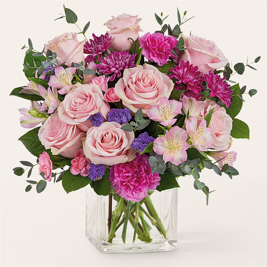 Rosy Radiance Bouquet – Talia Flowers, Ottawa ON