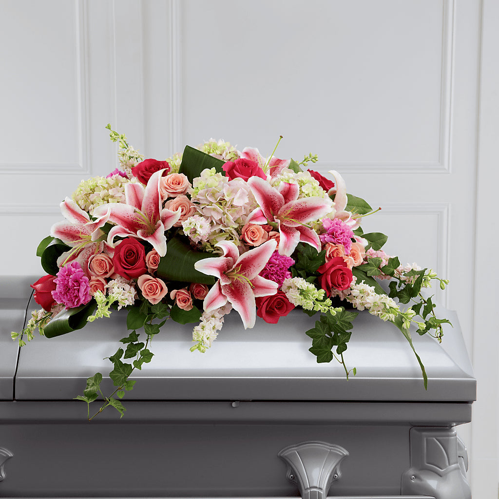 Splendid Grace Casket Spray – Talia Flowers, Ottawa ON