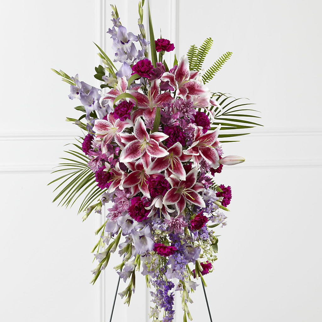 Tender Touch Standing Spray – Talia Flowers, Ottawa ON