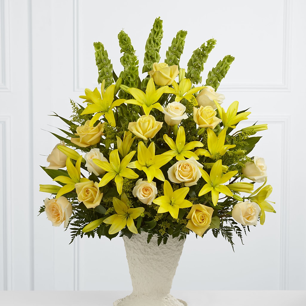 Golden Memories Arrangement – Talia Flowers, Ottawa ON