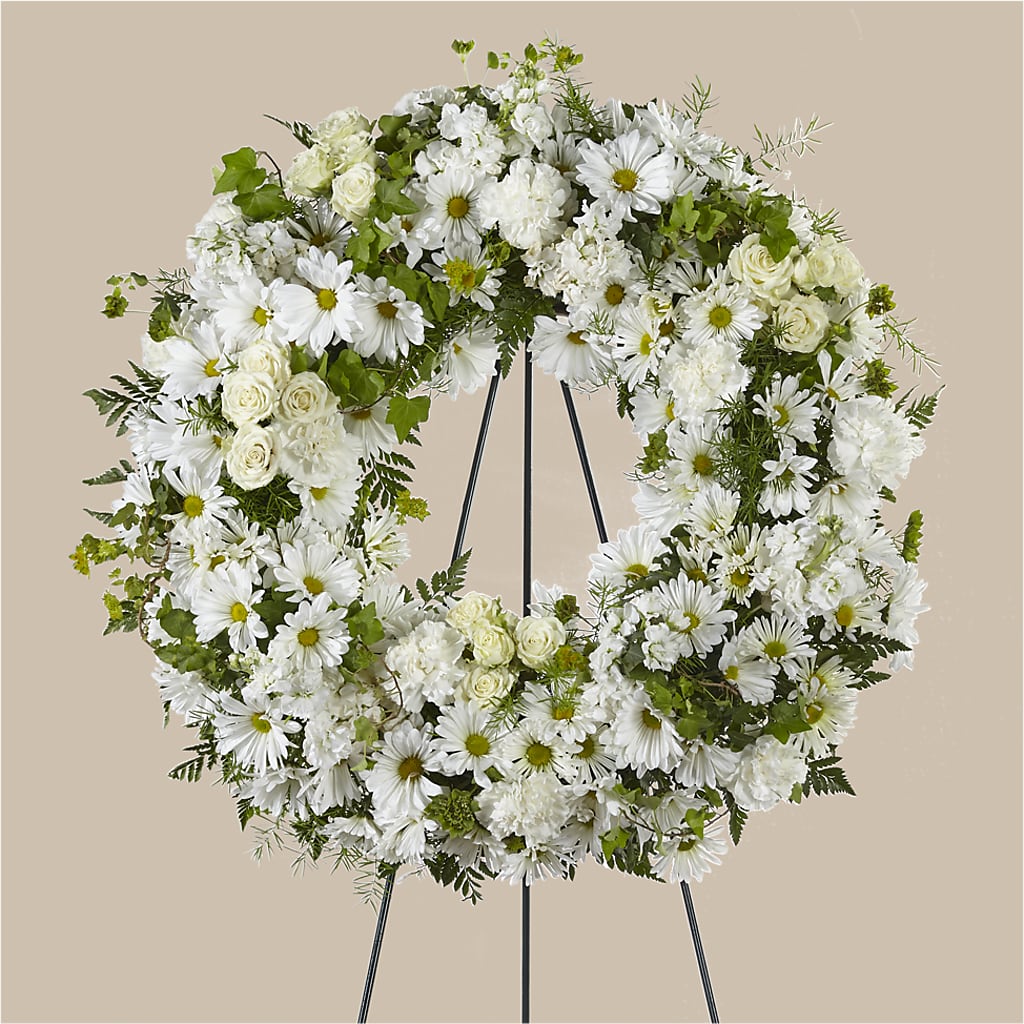 Faithful Wishes Wreath – Talia Flowers, Ottawa ON