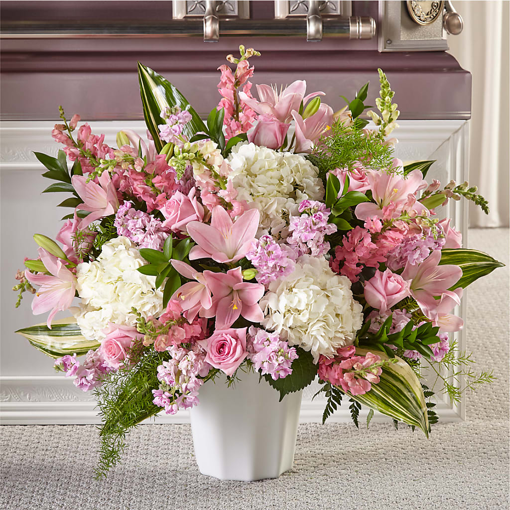 Simply Serene Floor Basket – Talia Flowers, Ottawa ON