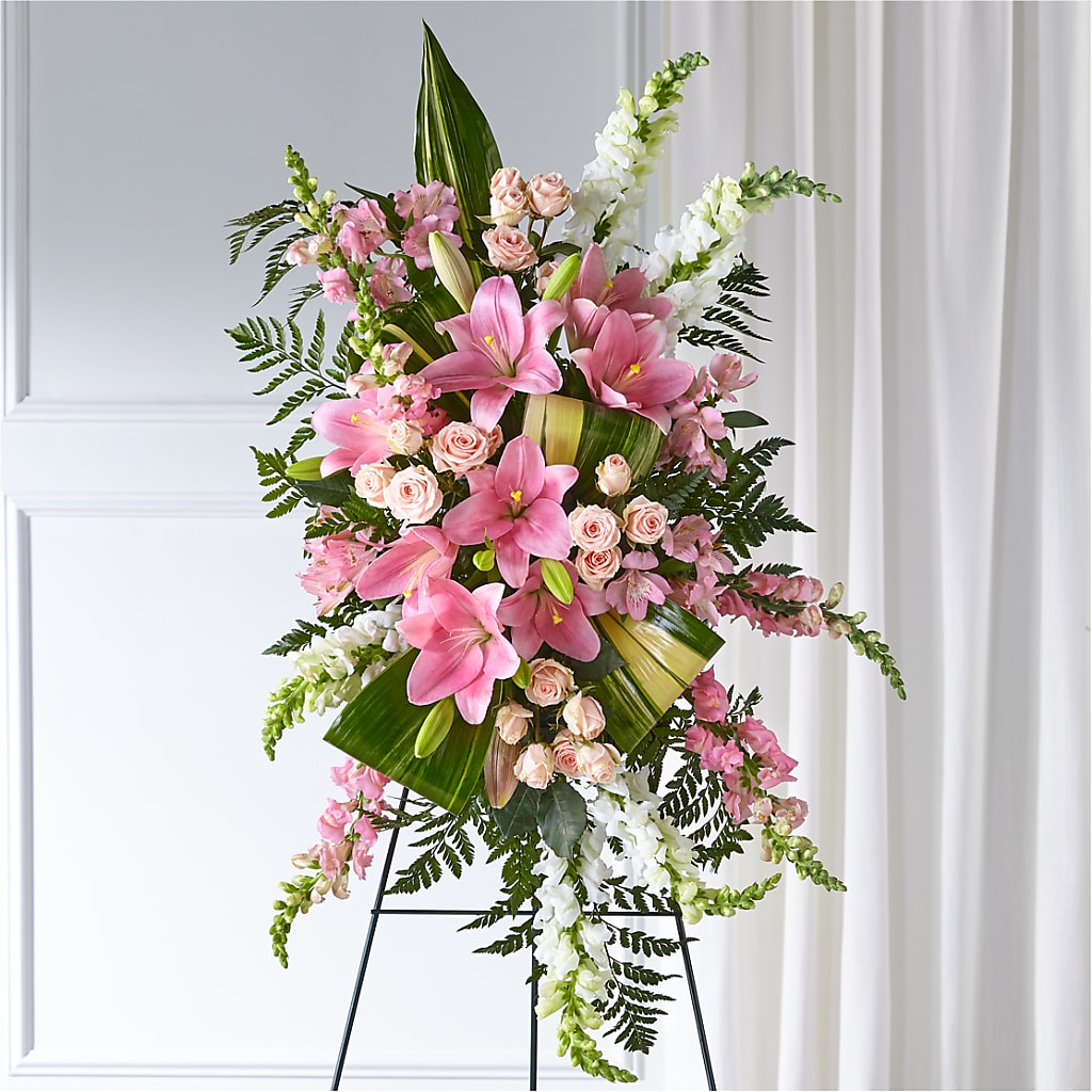 Elegant Embrace Standing Spray – Talia Flowers, Ottawa ON