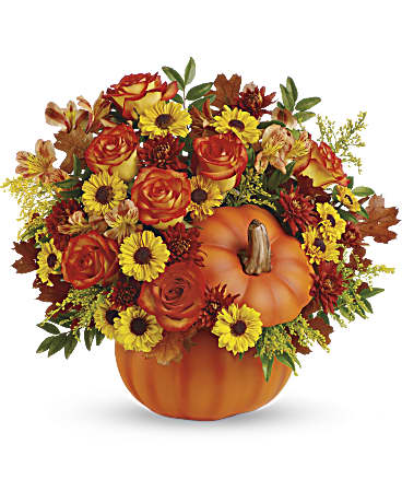 Teleflora's Warm Fall Wishes Bouquet – Talia Flowers, Ottawa ON