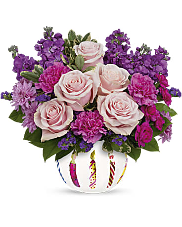 Teleflora's Birthday Greetings Bouquet – Talia Flowers, Ottawa ON