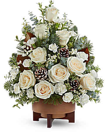 Teleflora's Alpine Snow Tree – Talia Flowers, Ottawa ON