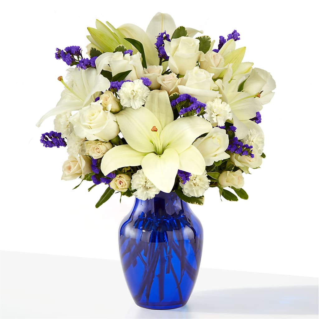 Sapphire Rush Bouquet – Talia Flowers, Ottawa ON