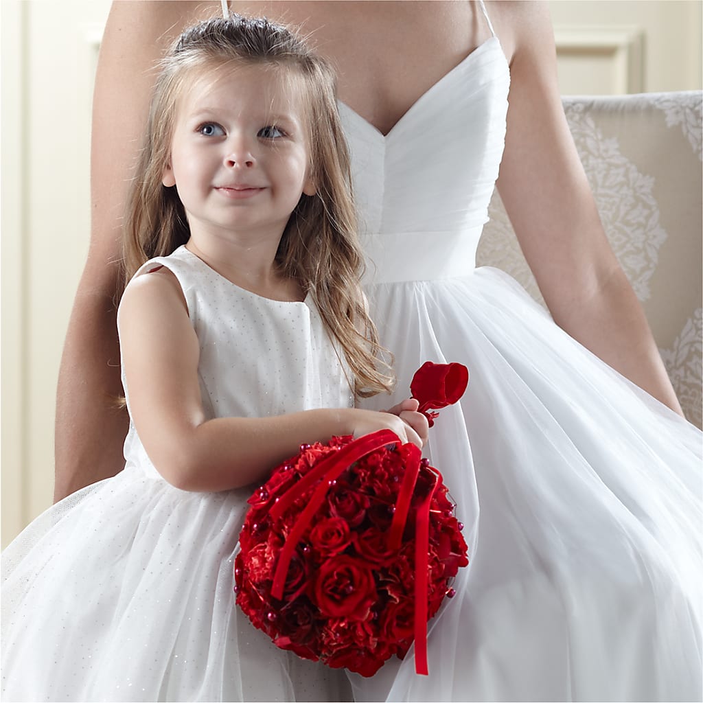 Pure at Heart Flower Girl Arrangement – Talia Flowers, Ottawa ON