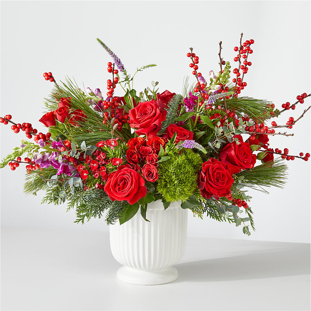 Big Red Bow Bouquet –  Talia Flowers, Ottawa ON