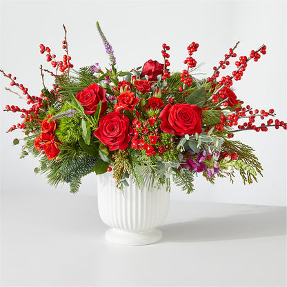 Big Red Bow Bouquet –  Talia Flowers, Ottawa ON