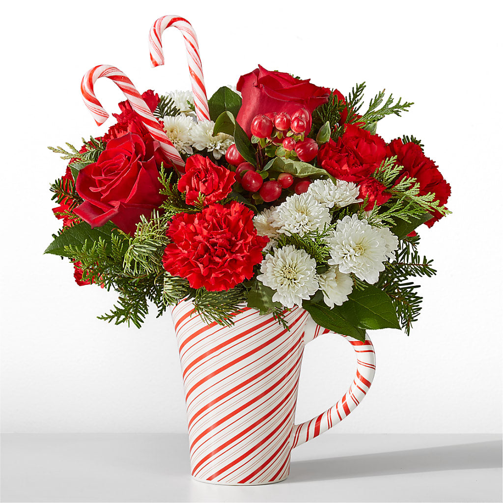 Peppermint Swirl Mug –  Talia Flowers, Ottawa ON