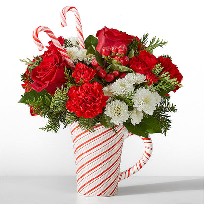 Peppermint Swirl Mug –  Talia Flowers, Ottawa ON