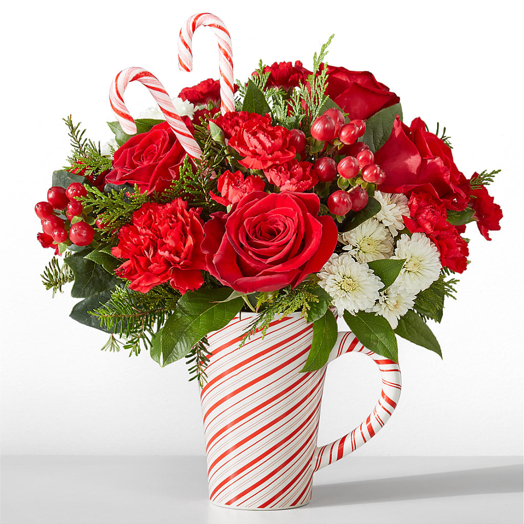 Peppermint Swirl Mug –  Talia Flowers, Ottawa ON