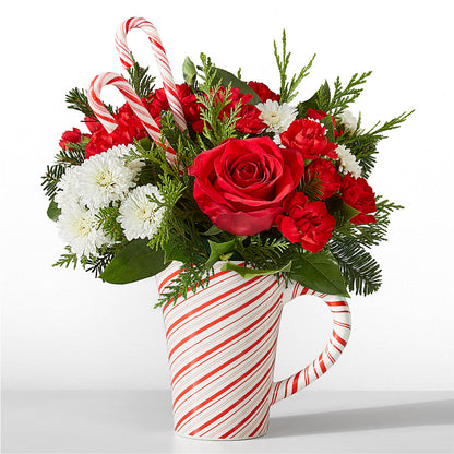 Peppermint Swirl Mug –  Talia Flowers, Ottawa ON