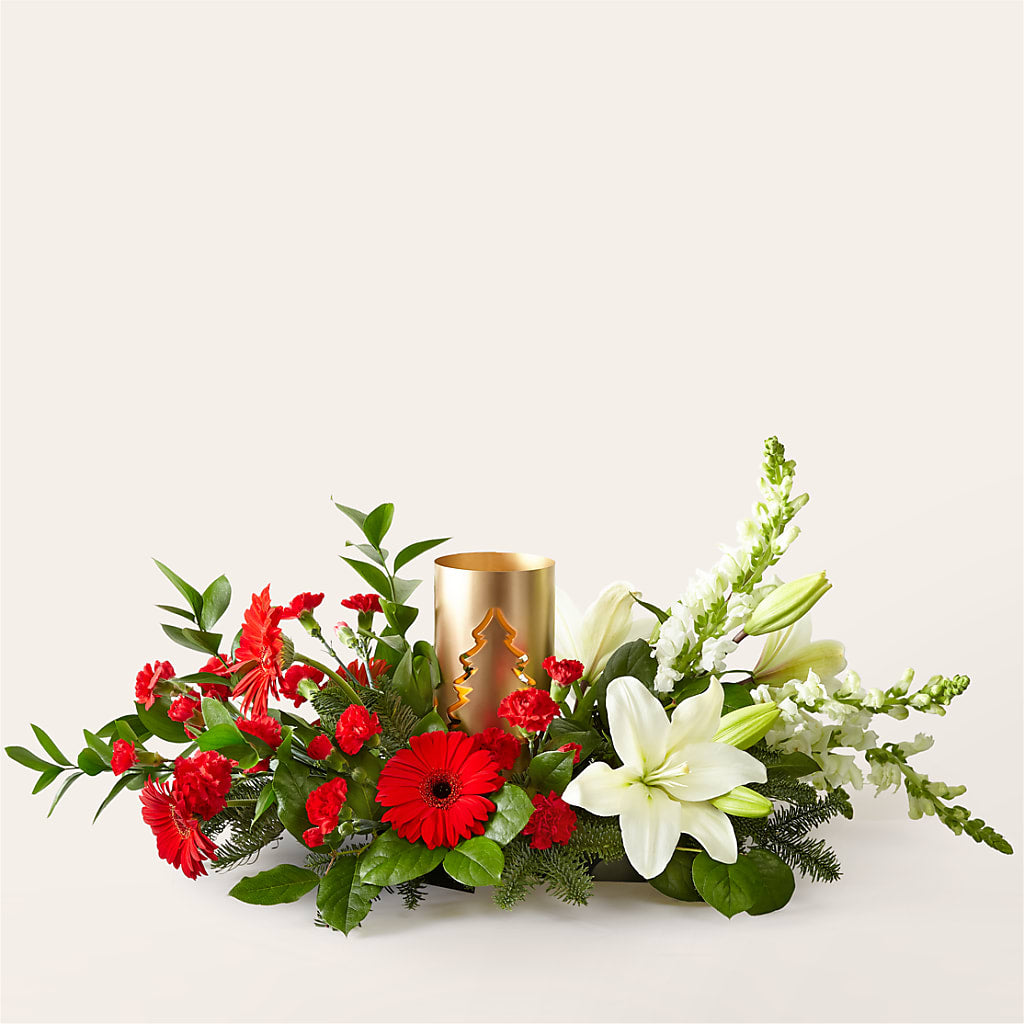 Mingle & Jingle Centerpiece –  Talia Flowers, Ottawa ON