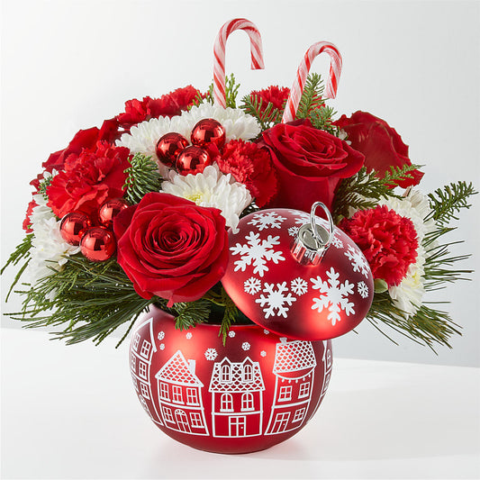 Cheer in the Air Ornament –  Talia Flowers, Ottawa ON