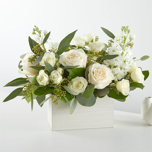 Fresh Linen Box Bouquet –  Talia Flowers, Ottawa ON