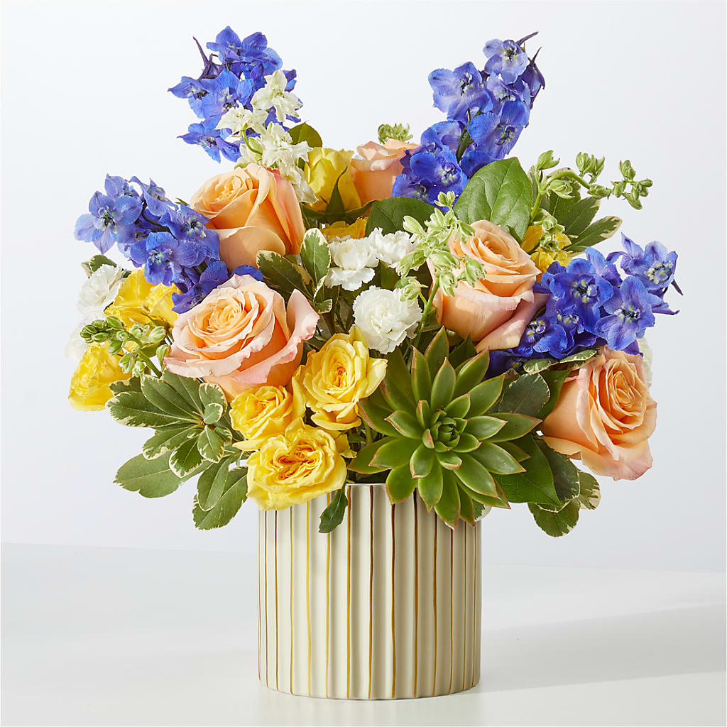 Cobalt Reverie Bouquet –  Talia Flowers, Ottawa ON