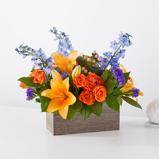 Radiant Citrus Box Bouquet –  Talia Flowers, Ottawa ON
