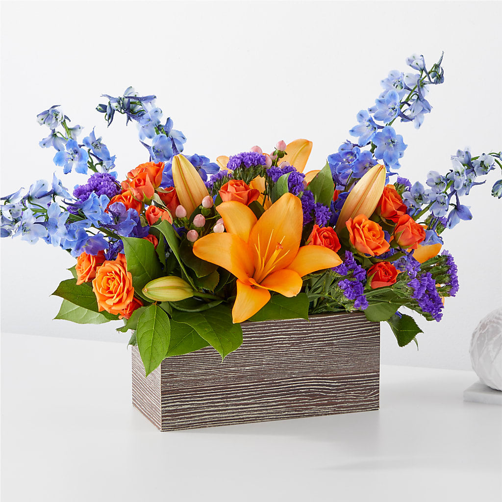 Radiant Citrus Box Bouquet –  Talia Flowers, Ottawa ON