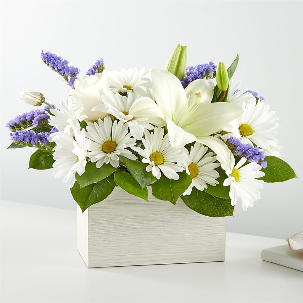 Beyond Blue Box Bouquet –  Talia Flowers, Ottawa ON