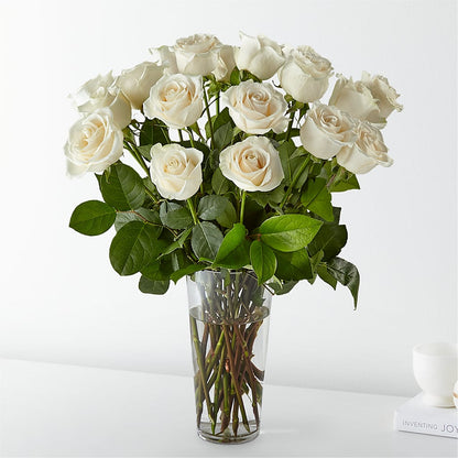 Long Stem White Rose Bouquet –  Talia Flowers, Ottawa ON