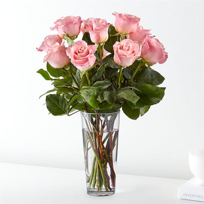 Long Stem Pink Rose Bouquet –  Talia Flowers, Ottawa ON