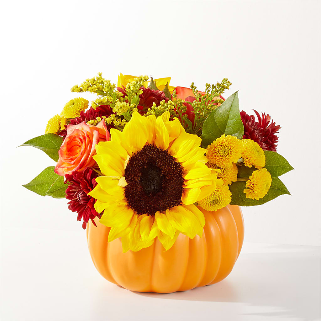 Golden Gourd Pumpkin Bouquet –  Talia Flowers, Ottawa ON