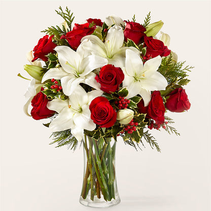 Sparkling Snowflakes Bouquet –  Talia Flowers, Ottawa ON
