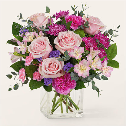 Rosy Radiance Bouquet –  Talia Flowers, Ottawa ON