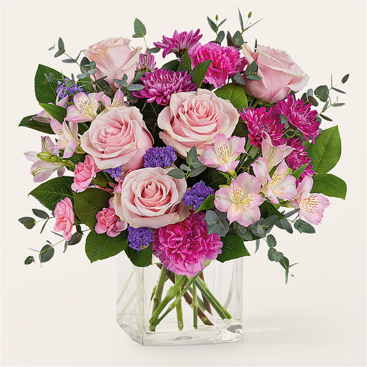 Rosy Radiance Bouquet –  Talia Flowers, Ottawa ON