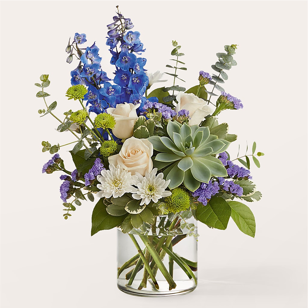 Cerulean Waves Bouquet –  Talia Flowers, Ottawa ON