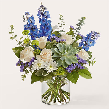 Cerulean Waves Bouquet –  Talia Flowers, Ottawa ON