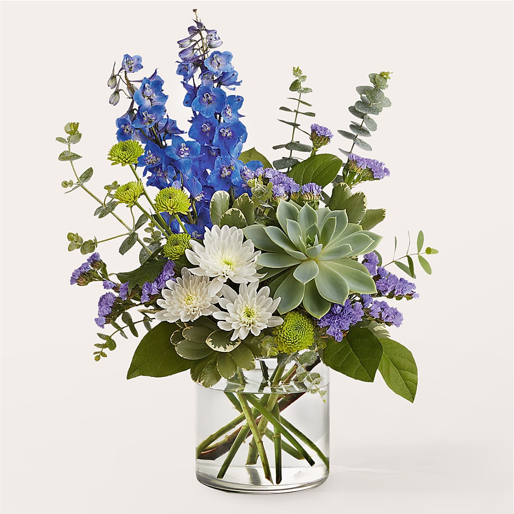 Cerulean Waves Bouquet –  Talia Flowers, Ottawa ON