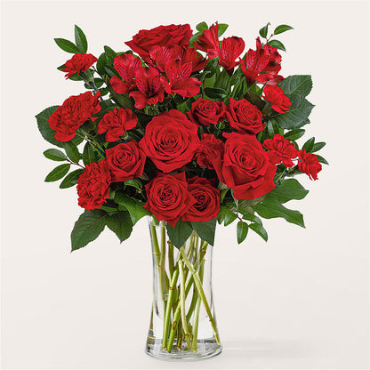Brilliant Ruby Bouquet –  Talia Flowers, Ottawa ON