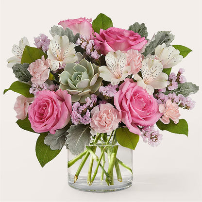 Dusty Rose Bouquet –  Talia Flowers, Ottawa ON