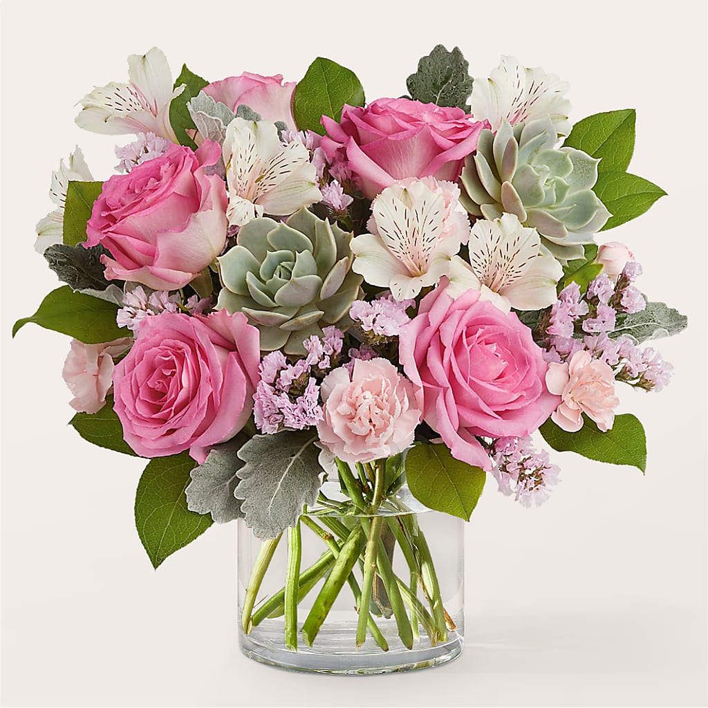 Dusty Rose Bouquet –  Talia Flowers, Ottawa ON