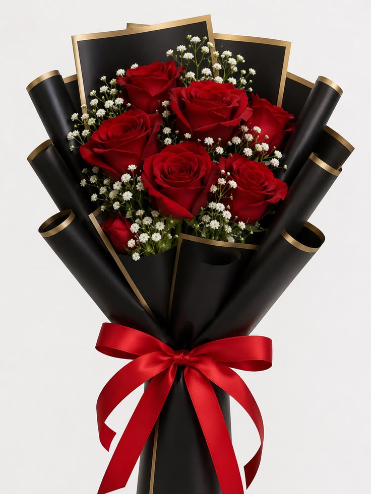 6 red roses –  Talia Flowers, Ottawa ON
