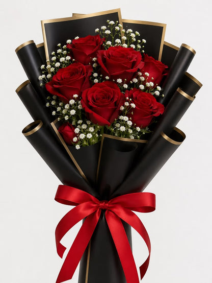 6 red roses –  Talia Flowers, Ottawa ON