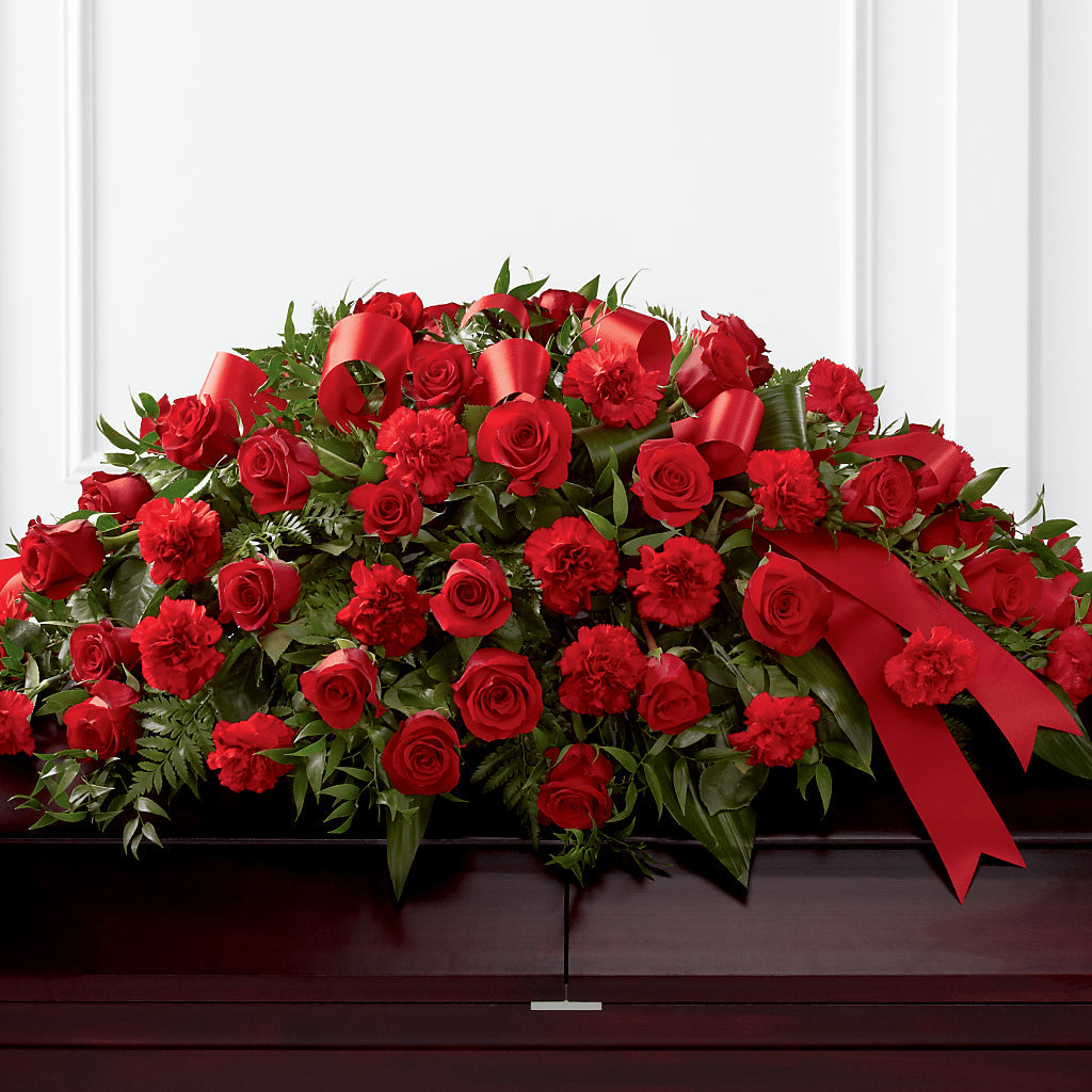 Tribute of Life Casket Spray –  Talia Flowers, Ottawa ON