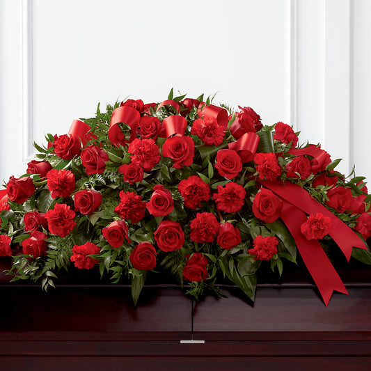 Tribute of Life Casket Spray –  Talia Flowers, Ottawa ON