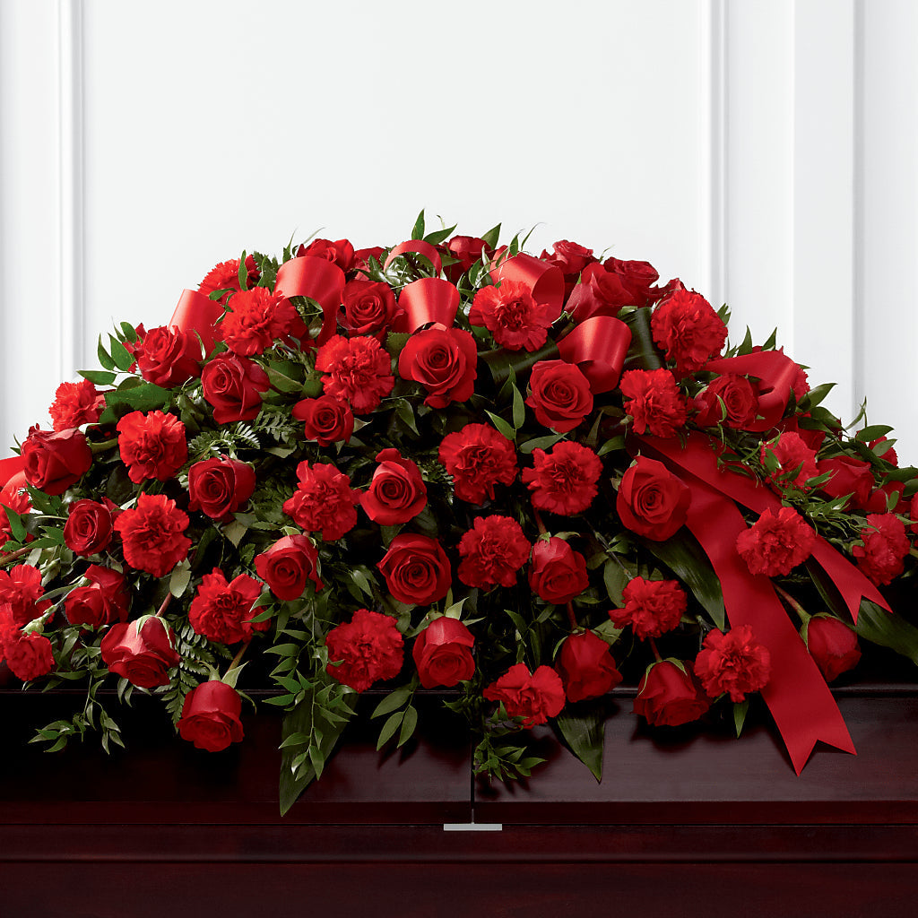 Tribute of Life Casket Spray –  Talia Flowers, Ottawa ON