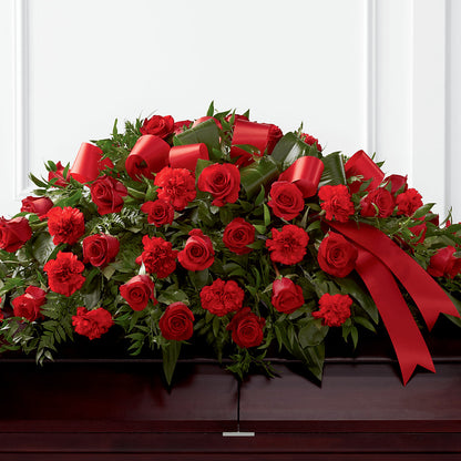 Tribute of Life Casket Spray –  Talia Flowers, Ottawa ON