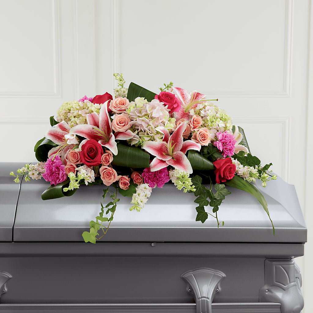 Splendid Grace Casket Spray –  Talia Flowers, Ottawa ON