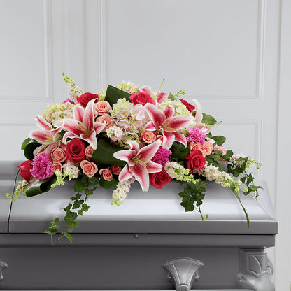 Splendid Grace Casket Spray –  Talia Flowers, Ottawa ON